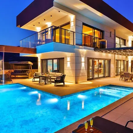 4 Bedroom Luxury With Private Pool Hot Tub Villa Kalkan